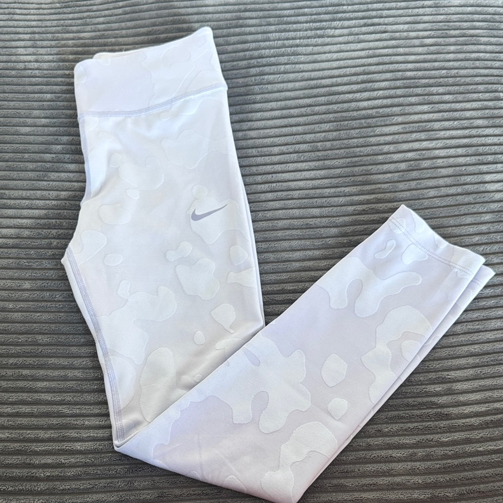 Nike Kids Camouflage White Leggings